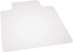 Ability One - 53" Long x 45" Wide, Chair Mat - Rectangular, Beveled Edge Style - Eagle Tool & Supply