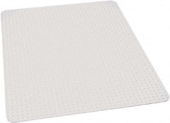 Ability One - 60" Long x 46" Wide, Chair Mat - Rectangular, Beveled Edge Style - Eagle Tool & Supply