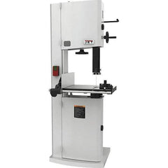 Jet - 14-1/8" Throat Capacity, Step Pulley Vertical Bandsaw - 3,100 SFPM, 3 hp, Single Phase - Eagle Tool & Supply