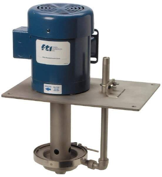 Finish Thompson - 1/2 HP, 95 Shut Off Feet, 316 Stainless Steel, Carbon and Viton Magnetic Drive Pump - 3 Phase - Eagle Tool & Supply