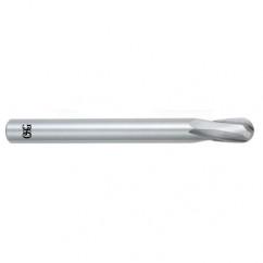 3/16" Dia. - 4" OAL - Bright CBD - Ball End SE EM - 2 FL - Eagle Tool & Supply