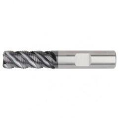 3/4x3/4x1-1/2x4 .050R 4FL Carbide Roughing End Mill-Weldon Shank-AlTiN - Eagle Tool & Supply