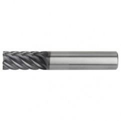 1/2x1/2x1x3 6FL Square Carbide End Mill-Round Shank-AlTiN - Eagle Tool & Supply