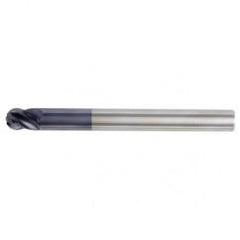 5/8x5/8x3/4x6 Ball Nose 4FL Carbide End Mill-Round Shank-TiAlN - Eagle Tool & Supply
