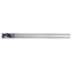 3/4x3/4x1x7 4FL Square Carbide End Mill-Round Shank-TiAlN - Eagle Tool & Supply