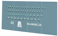 Four-Panel Steel Toolboard System - Utility Gray - Eagle Tool & Supply
