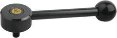 KIPP - 5/8-11, Steel Threaded Stud Adjustable Clamping Handle - 170.5mm OAL, 33mm High - Eagle Tool & Supply