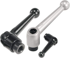 KIPP - 5/8-11, Zinc Threaded Hole Adjustable Clamping Handle - 126mm OAL, 84mm High - Eagle Tool & Supply