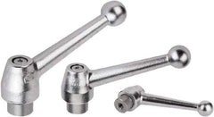 KIPP - 5/8-11, Steel Threaded Hole Adjustable Clamping Handle - 153.5mm OAL, 78mm High - Eagle Tool & Supply