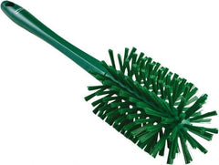 Vikan - 3-1/2" Diam Polyester Bottle Brush - 17" OAL, 6-1/4" Head Length, Polypropylene Handle - Eagle Tool & Supply