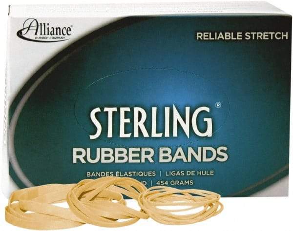 Alliance - 1" Circumference, 1/16" Wide, Ergonomic Rubber Band Strapping - 7,100 Pieces - Eagle Tool & Supply