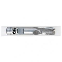 1/2 Dia. x 3 Overall Length 2-Flute Square End HSS-CO SE End Mill-Round Shank-Center Cutting-Uncoated - Eagle Tool & Supply
