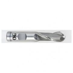3/8'' Dia. - 2-1/2'' OAL - Bright M-42 Cobalt - Ball End SE EM - 2 FL - Eagle Tool & Supply