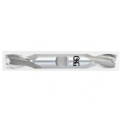3/8 x 3/8 x 9/16 x 3-1/8 2 Fl HSS-CO Square Center Cutting End Mill -  TiN - Eagle Tool & Supply