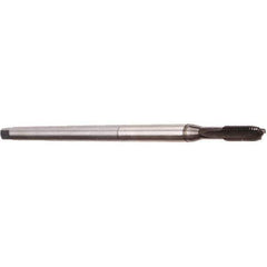 Emuge - M3x0.50 Metric Coarse 3 Flute Nitride Finish Cobalt Hand Extension Tap - Modified Bottoming Chamfer, 100mm OAL, 6HX Class of Fit, Series Rekord A - Eagle Tool & Supply
