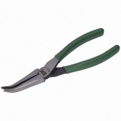 SK - Bent Nose Pliers - 7" W/O CUTTER CURVED NOSE PLIER - Eagle Tool & Supply