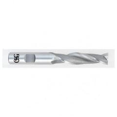 3/4 Dia. x 4-1/2 Overall Length 2-Flute Square End HSS-CO SE End Mill-Round Shank-Center Cutting-Uncoated - Eagle Tool & Supply