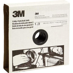 3M - 1" x 20 Yd 120 Grit Aluminum Oxide Shop Roll - Fine Grade - Eagle Tool & Supply