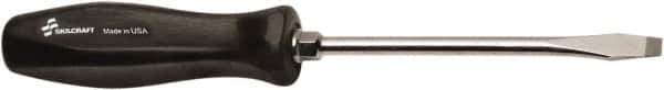 Ability One - Standard Slotted Screwdriver - Round Shank, Ergonomic Handle - Eagle Tool & Supply