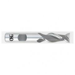 5/8 Dia. x 3-3/4 Overall Length 2-Flute Square End HSS-CO SE End Mill-Round Shank-Center Cutting-Uncoated - Eagle Tool & Supply