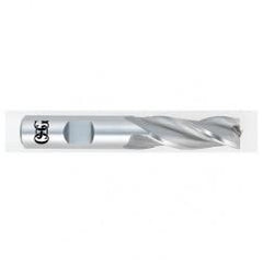 3/4 Dia. x 3-7/8 Overall Length 3-Flute Square End HSS-CO SE End Mill-Round Shank-Center Cutting-Uncoated - Eagle Tool & Supply