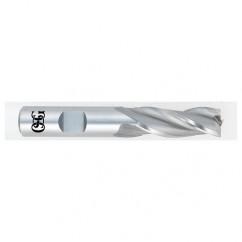 1-1/2 Dia. x 4-1/2 Overall Length 3-Flute Square End HSS-CO SE End Mill-Round Shank-Center Cutting-Uncoated - Eagle Tool & Supply