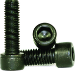 M10 - 1.50 x 150mm - Black Finish Heat Treated Alloy Steel - Cap Screws - Socket Head - Eagle Tool & Supply