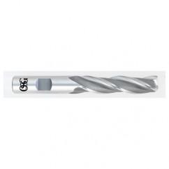 7/8 Dia. x 5-3/4 Overall Length 3-Flute Square End HSS-CO SE End Mill-Round Shank-Center Cutting-Uncoated - Eagle Tool & Supply