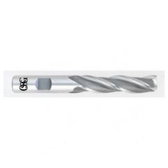 7/8 Dia. x 5-3/4 Overall Length 3-Flute Square End HSS-CO SE End Mill-Round Shank-Center Cutting-Uncoated - Eagle Tool & Supply