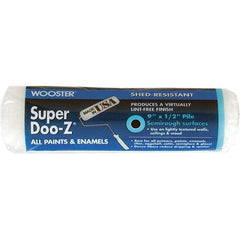 Wooster Brush - 1/2" Nap, 9" Wide Paint Roller Cover - Semi-Rough Texture, Woven - Eagle Tool & Supply