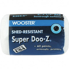 Wooster Brush - 1/2" Nap, 4" Wide Paint Roller Cover - Semi-Rough Texture, Woven - Eagle Tool & Supply