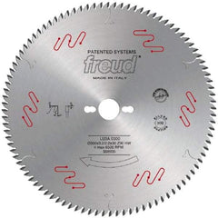 Freud - 250mm Diam, 30mm Arbor Hole Diam, 80 Tooth Wet & Dry Cut Saw Blade - Carbide-Tipped, Standard Round Arbor - Eagle Tool & Supply