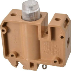 ACI - 30 Amp, DIN Rail Mount, Fused Terminal Block - 10 to 4 AWG Compatibility, 86mm High x 79mm Deep - Eagle Tool & Supply