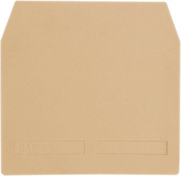 ACI - 70mm Long, Terminal Block End Cover - Use with KUT 2.5 Terminal Blocks - Eagle Tool & Supply