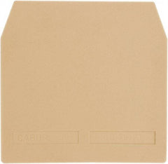 ACI - 70mm Long, Terminal Block End Cover - Use with KUT 2.5 Terminal Blocks - Eagle Tool & Supply