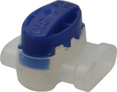 3M - 22 to 14 AWG, Blue, IDC, Tap Quick Splice Connector - 2 to 3 Wires - Eagle Tool & Supply