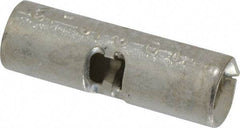 Thomas & Betts - 12 to 10 AWG Compatible, Noninsulated, Crimp-On Butt Splice Terminal - 2 Wire Entries, Copper Contacts, Tin Contact Plating, 0.72" OAL, Yellow - Eagle Tool & Supply