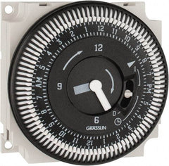 Intermatic - 24 hr Indoor Analog Electromechanical Timer - 15 On/Off per min, 120 VAC, 50/60 Hz, - Eagle Tool & Supply