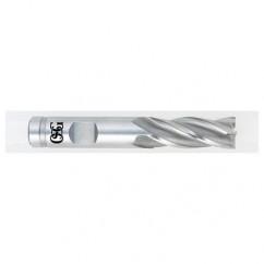5/8 Dia. x 3-3/4 Overall Length 4-Flute Square End HSS-CO SE End Mill-Round Shank-Non-Center Cutting-Uncoated - Eagle Tool & Supply