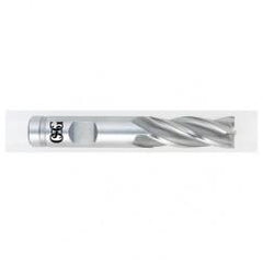 1/8 Dia. x 2-5/16 Overall Length 4-Flute Square End HSS-CO SE End Mill-Round Shank-Non-Center Cutting-TiN - Eagle Tool & Supply