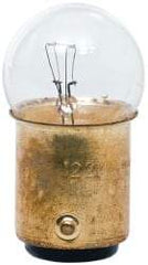 Value Collection - 5.12 Watt, 34 Volt, Incandescent Miniature & Specialty G6 Lamp - Double Contact Bayonet Base, 5 to 49 Equivalent Range, Warm (1,000 to 3,000), Dimmable, 1-1/2" OAL - Eagle Tool & Supply