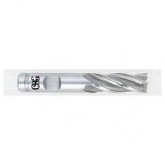 1/4 Dia. x 2-7/16 Overall Length 4-Flute Square End HSS-CO SE End Mill-Round Shank-Center Cutting-TiN - Eagle Tool & Supply
