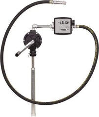 PRO-LUBE - 10 GPM, 3/4" Hose Diam, Kerosene, Diesel & Fuel Oil Pump - Cast-iron Pump, 3/4" Inlet, 3/4" Outlet, 3 Volts, 8' Hose Length - Eagle Tool & Supply