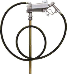 PRO-LUBE - 15 GPM, 3/4" Hose Diam, Gasoline, Kerosene & Diesel Fuel Pump - Aluminum Die Cast Pump, 3/4" Inlet, 3/4" Outlet, 24 VDC, 12' Hose Length, 1/7 hp - Eagle Tool & Supply