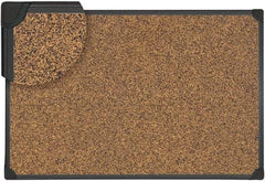 UNIVERSAL - 24" Wide x 18" High Cork Bulletin Bar - Natural (Color) - Eagle Tool & Supply