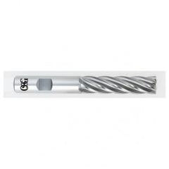 7/8 Dia. x 5-3/4 Overall Length 4-Flute Square End HSS-CO SE End Mill-Round Shank-Non-Center Cutting-Uncoated - Eagle Tool & Supply