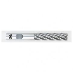 3/4 Dia. x 5-1/4 Overall Length 4-Flute Square End HSS-CO SE End Mill-Round Shank-Center Cutting-Uncoated - Eagle Tool & Supply