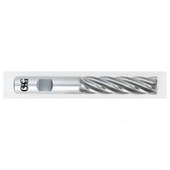 3/4 Dia. x 5-1/4 Overall Length 4-Flute Square End HSS-CO SE End Mill-Round Shank-Center Cutting-Uncoated - Eagle Tool & Supply