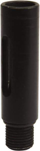 Value Collection - Blow Gun Safety Booster Nozzle - 1/4 NPT, 1.89" Hose Length, Aluminum - Eagle Tool & Supply