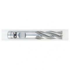 1-1/2 Dia. x 5-1/2 Overall Length 4-Flute Square End HSS-CO SE End Mill-Round Shank-Center Cutting-TiCN - Eagle Tool & Supply